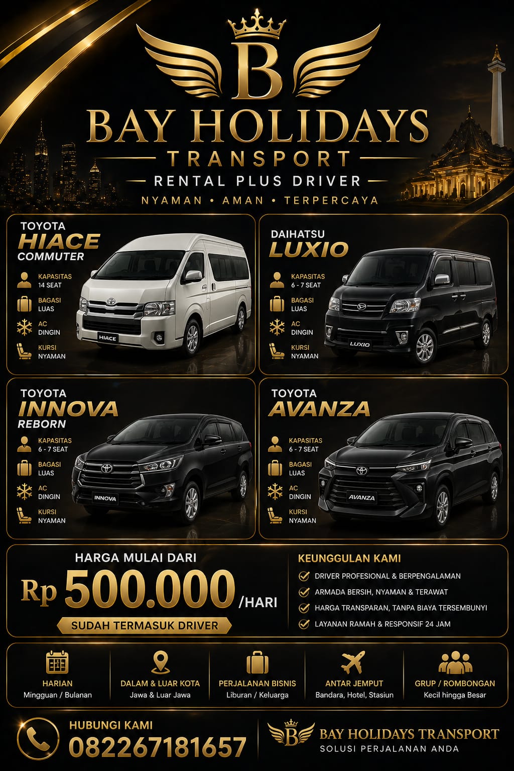 Keuntungan Rental Mobil dengan Driver untuk Wisata Keluarga